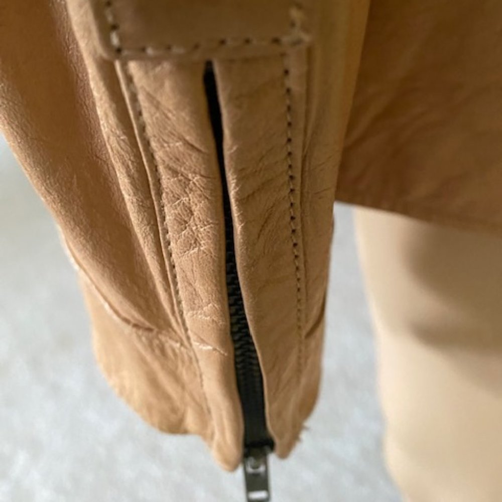 Daniel Cremieux Leather Shirt Jacket - Picture 5 of 14